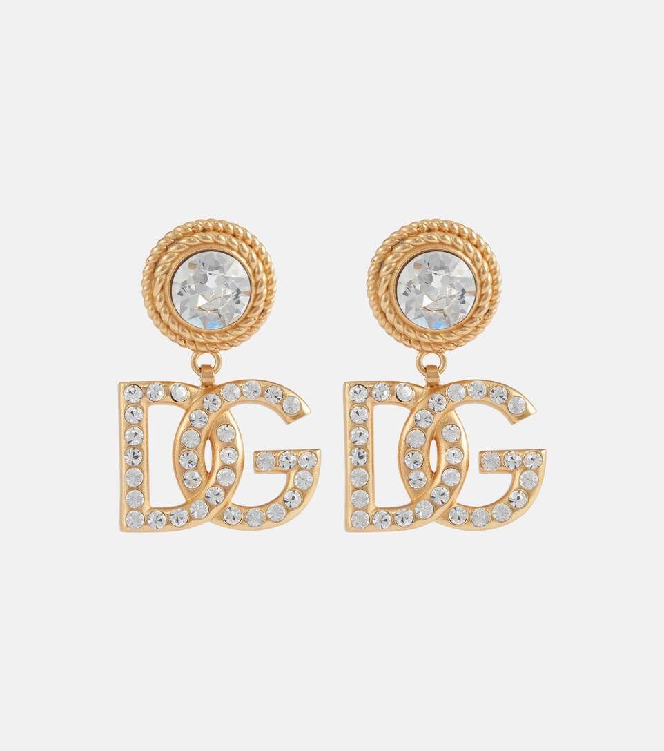 DG crystal-embellished earrings | Mytheresa (DACH)