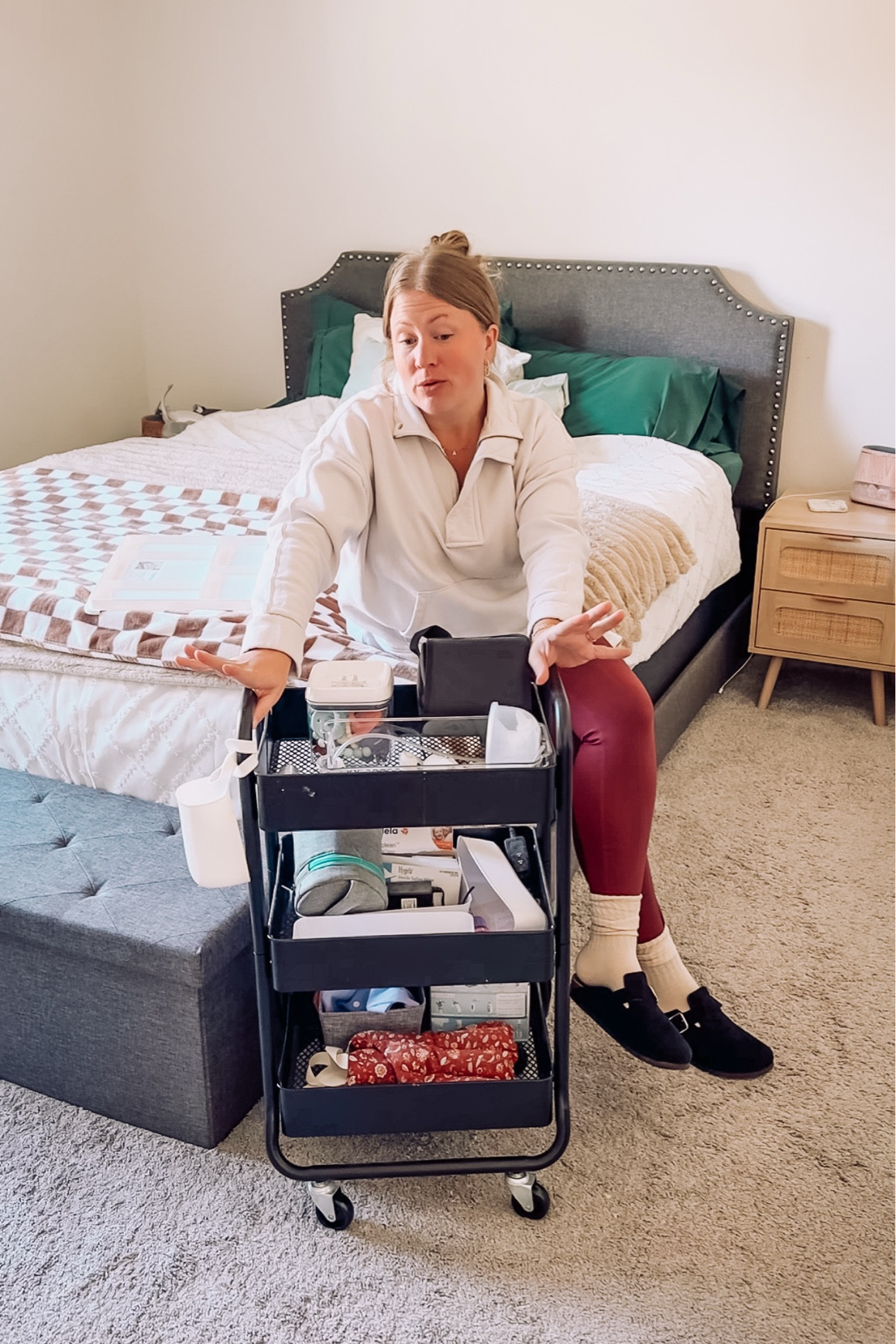 Organize my three tiered cart with me! Turning the pumping cart into a craft cart. 

#targetfinds #organizeanddeclutter #organization #threetiercart #follingcart #craftcart #organizedhome

#LTKHome