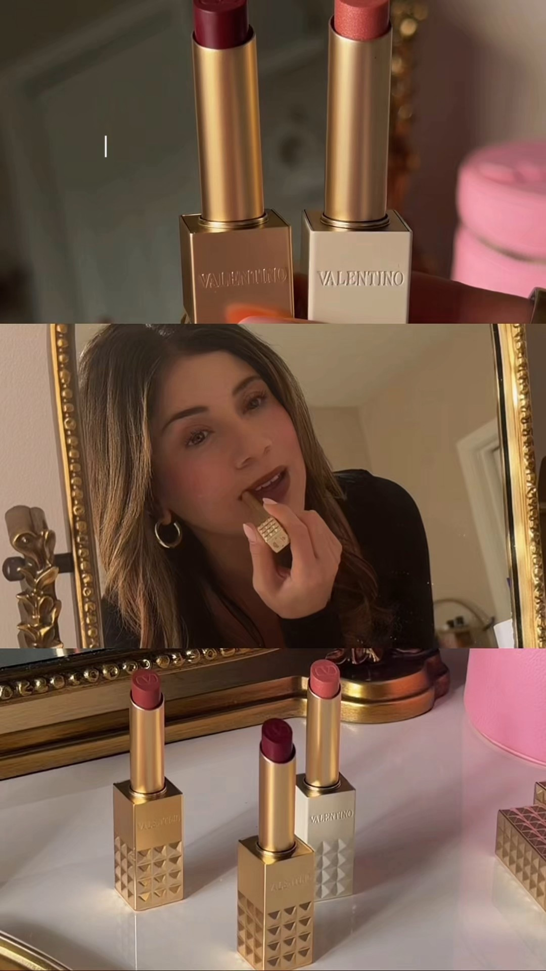 Holiday glam - Valentino lipsticks ✨ wearing the limited shimmer lipstick 

#LTKGiftGuide #LTKCyberWeek #LTKBeauty