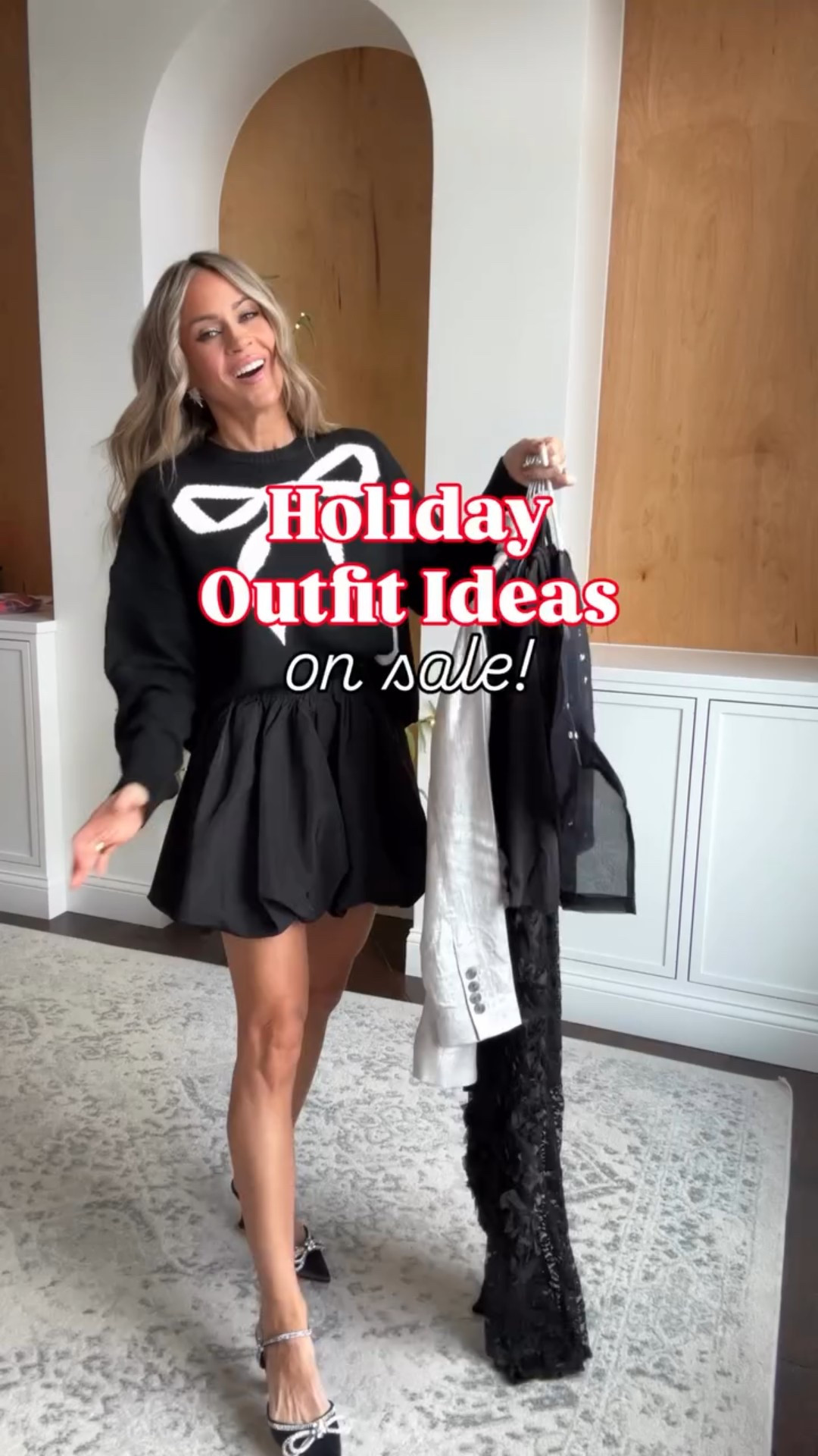 

Holiday outfit ideas and everything is on sale today! Cute bow sweaters with bubble skirts, gorgeous tops to pair with jeans, metallic trousers and blazer, and a gorgeous holiday dress that would also be beautiful for a winter wedding guest outfit!

#holidayoutfitideas #holidaypartyoutfit

#LTKSaleAlert #LTKFindsUnder50 #LTKHoliday