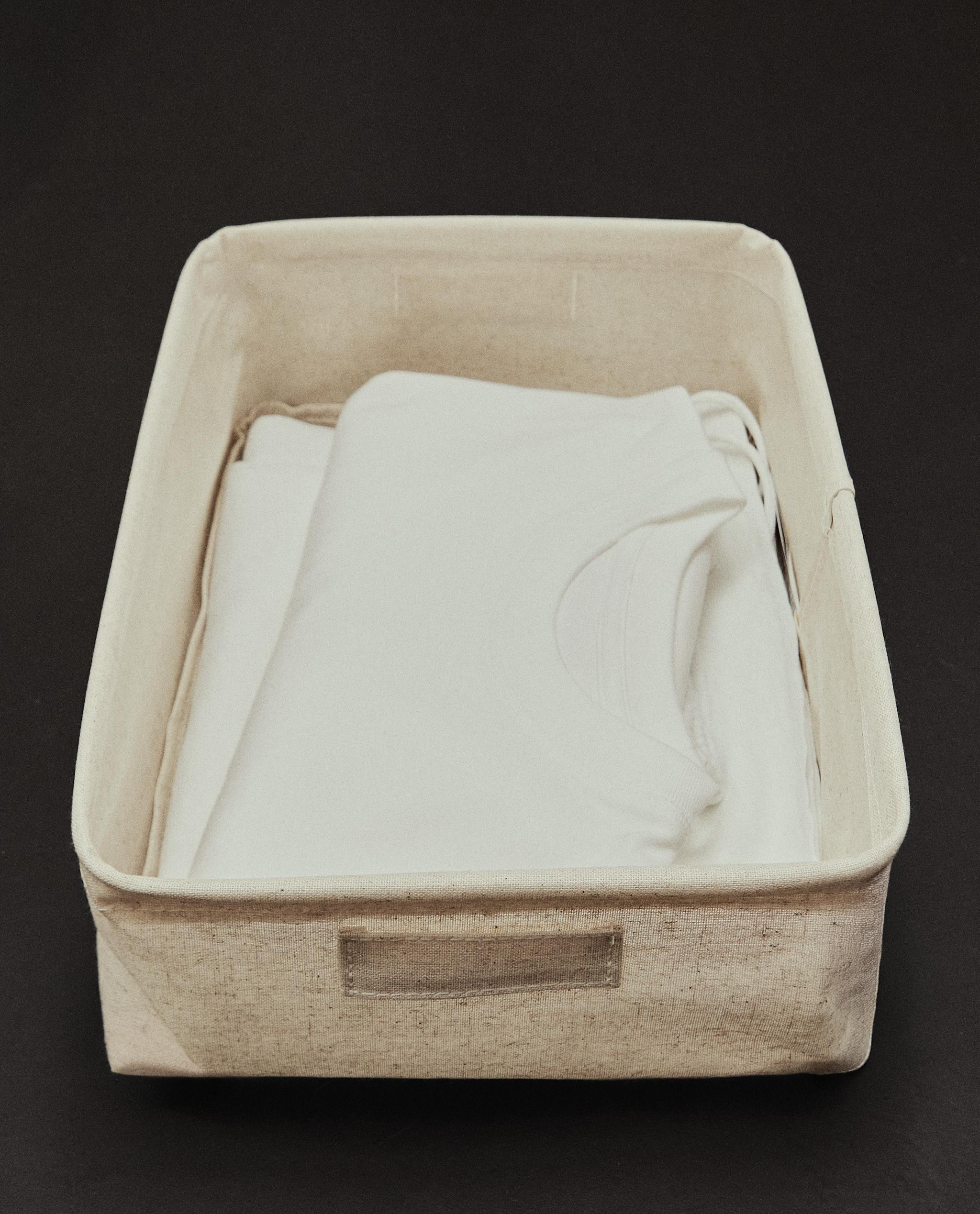 LINEN ORGANIZER BASKET | Zara Home US
