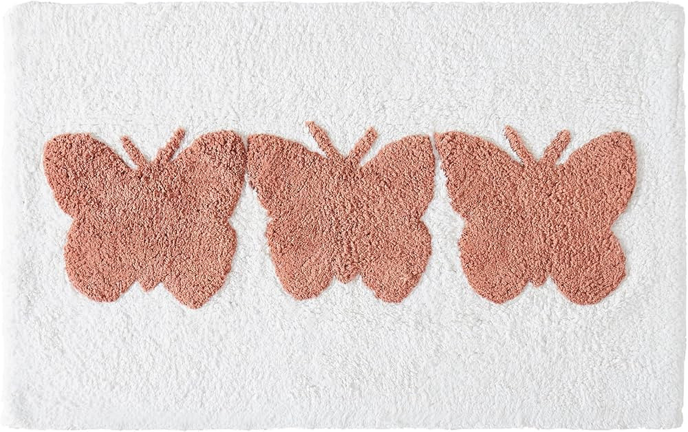 Jessica Simpson Cotton Bath Rug, Premium Overtufted Bathroom Rug, Machine Washable Decor, 20"x32"... | Amazon (US)