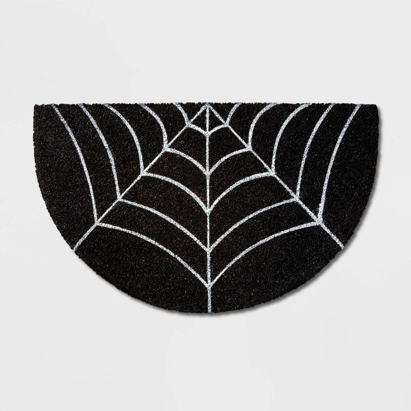 1'6"x2'6" Spider Web Halloween Doormat Black - Hyde & EEK! Boutique™ | Target