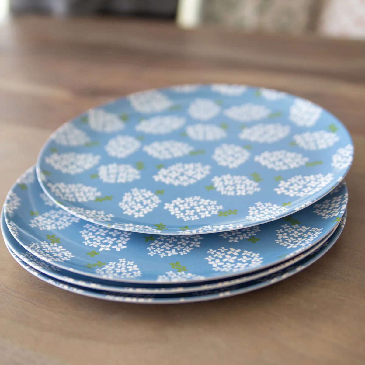 Alabama Hydrangea Melamine Dinner Plates | Honey + Hank