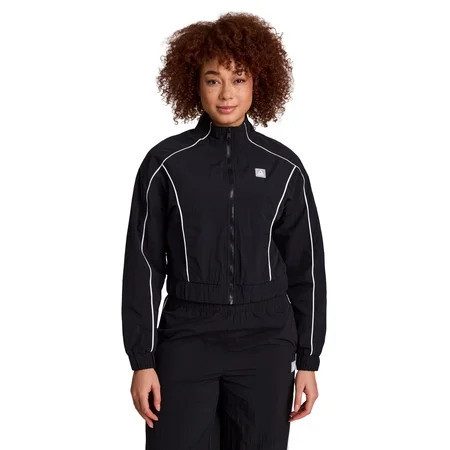 Reebok Women's Baseline Full Zip Woven Jacket, Sizes: XS-XXXL | Walmart (US)