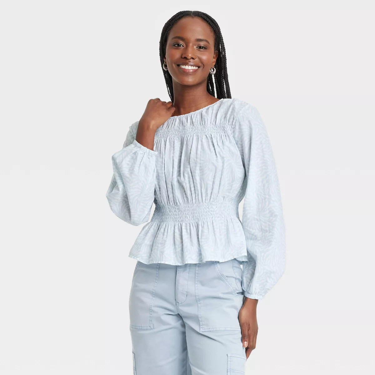 Women's Long Sleeve Peplum Blouse - Universal Thread™ | Target