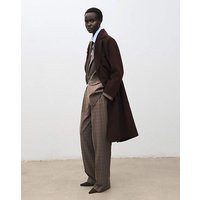 Mango Double Breasted Coat Dark Brown - Mango - Size: XXL | JD Williams (UK)