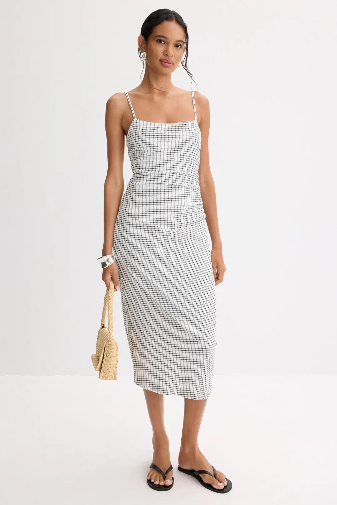 Side Rouche Tank Dress | Rent the Runway