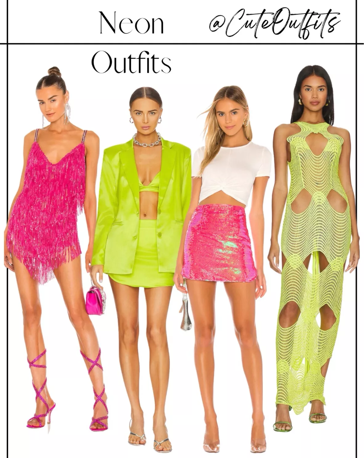 neon outfits for womens