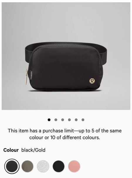 Black Lululemon belt bag 

#LTKSeasonal #LTKunder50 #LTKstyletip