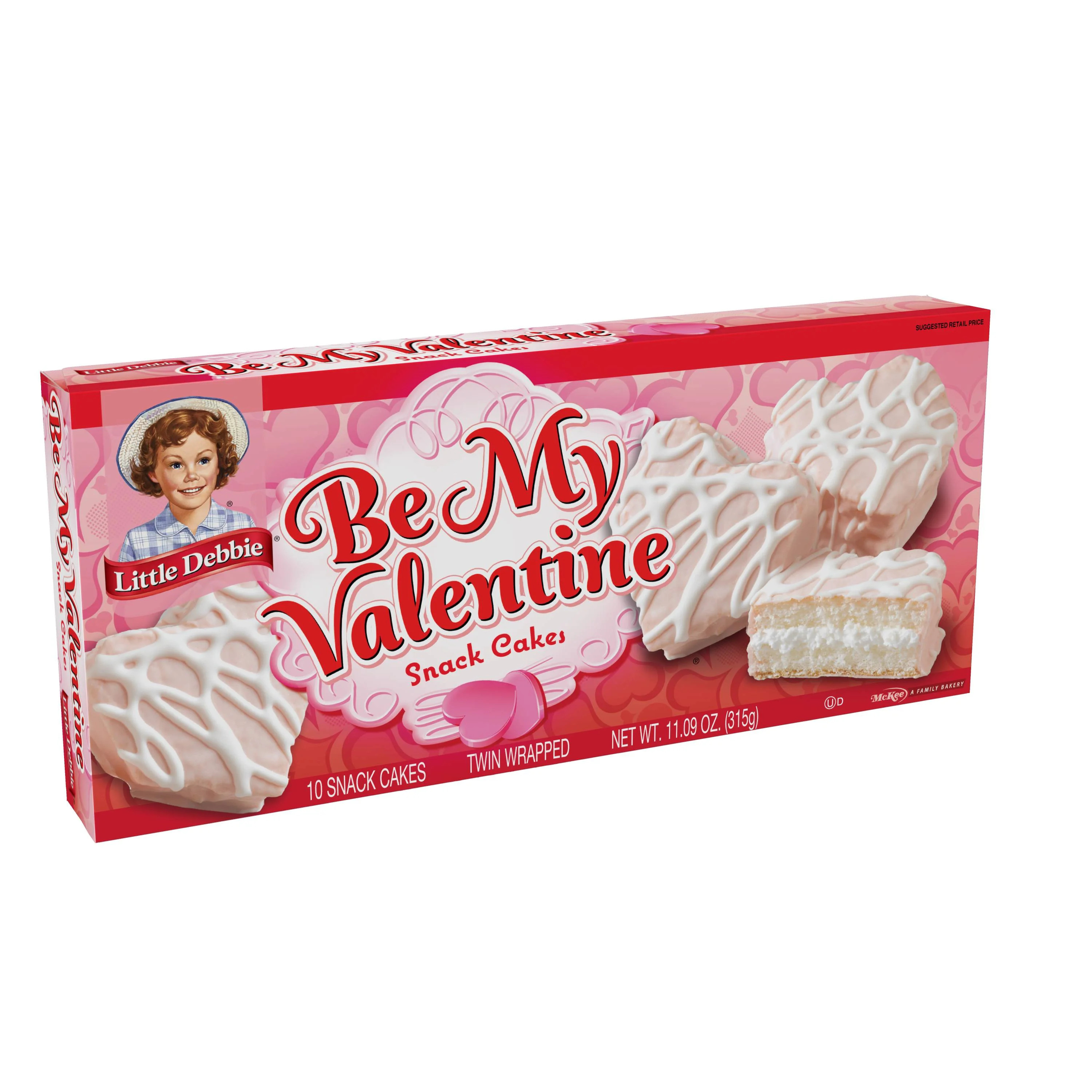 Little Debbie Be My Valentine Cakes (vanilla), 10 ct, 11.09 oz | Walmart (US)