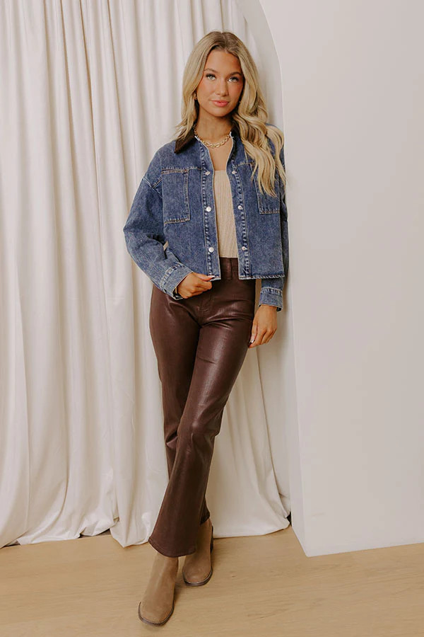 Casual Cues Denim Jacket | Impressions Online Boutique