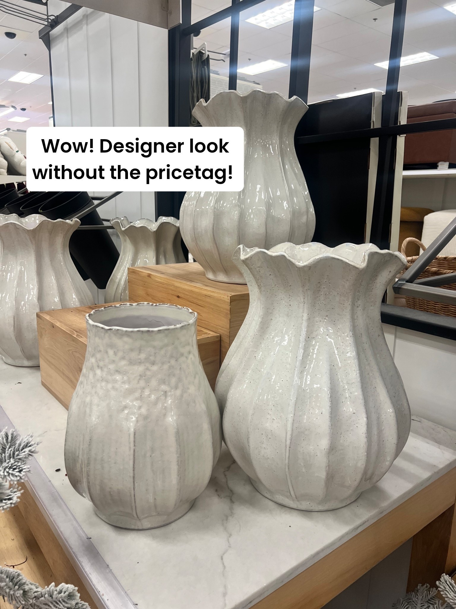 Something in the Target home section that doesn’t suck! I said what I said! Love these vases! GREAT sizes! Perfect for a centerpiece or on a console table etc 

#LTKHoliday #LTKHome