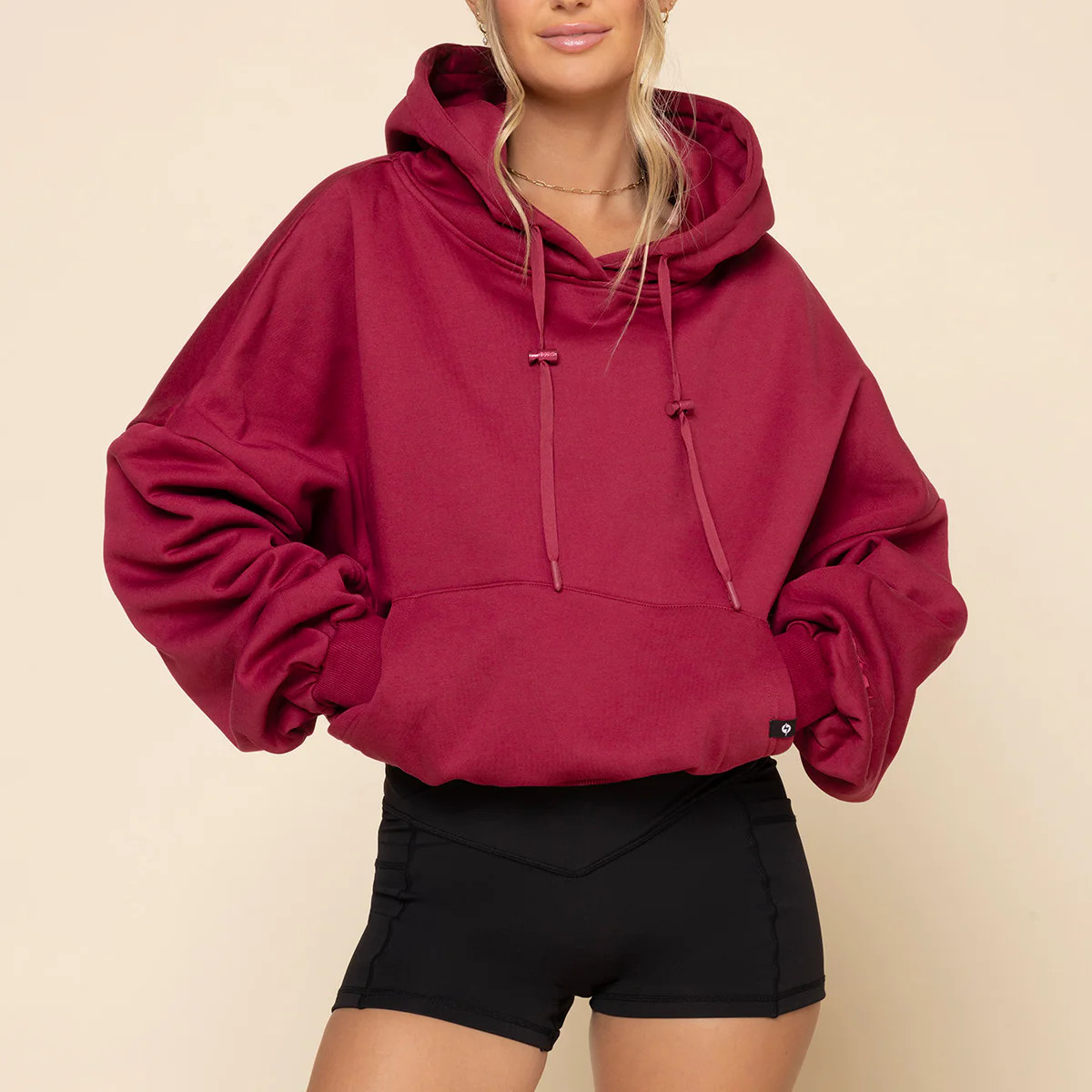Pullover Cloud Hoodie - Ruby | POPFLEX