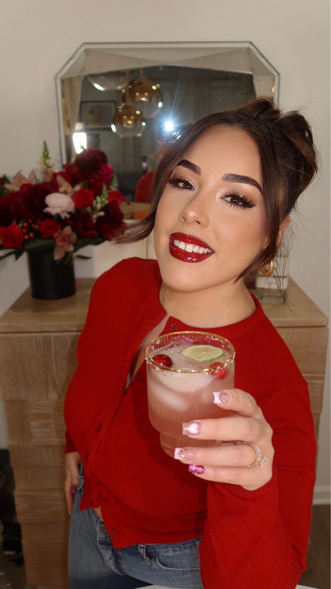 Holiday cocktail outfit & lip combo 💋🫶🏼

#LTKHoliday #LTKBeauty #LTKMidsize