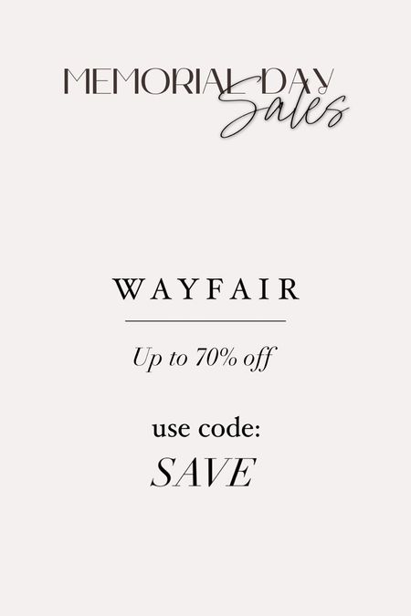 Wayfair sale! Use code: SAVE #stylinbyaylin

#LTKStyleTip #LTKHome #LTKSaleAlert