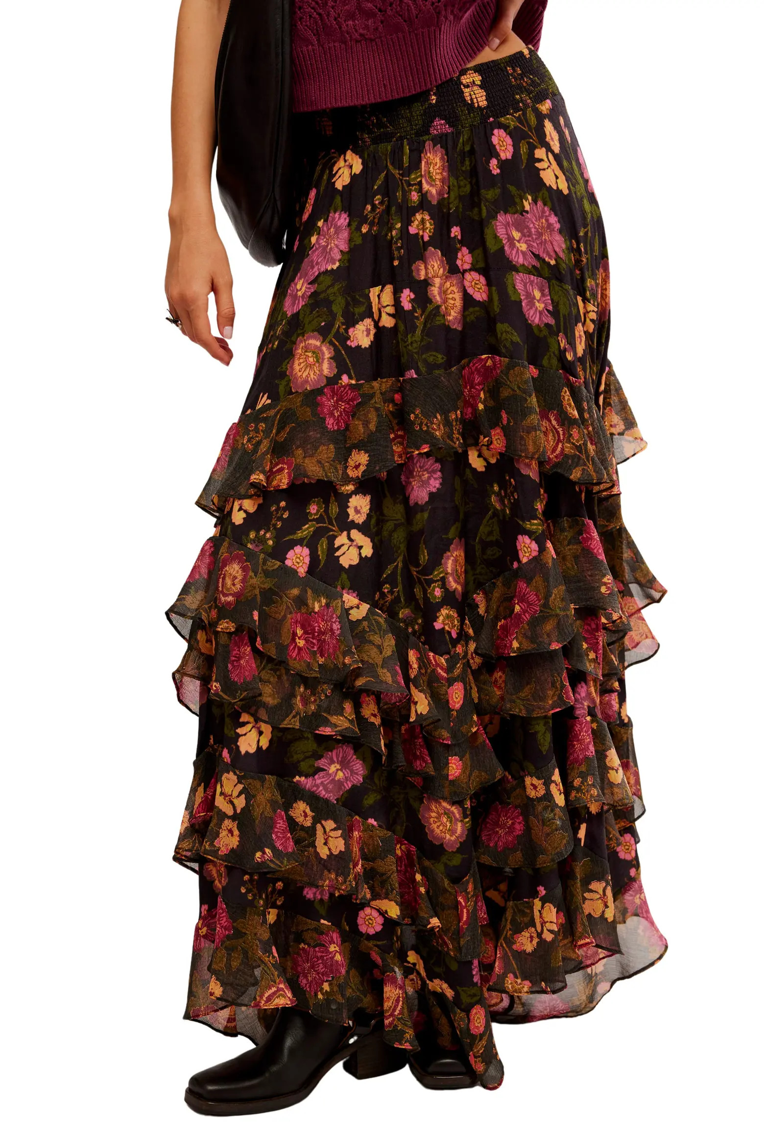 Lolita Floral Ruffle Maxi Skirt (Women) | Nordstrom | Nordstrom
