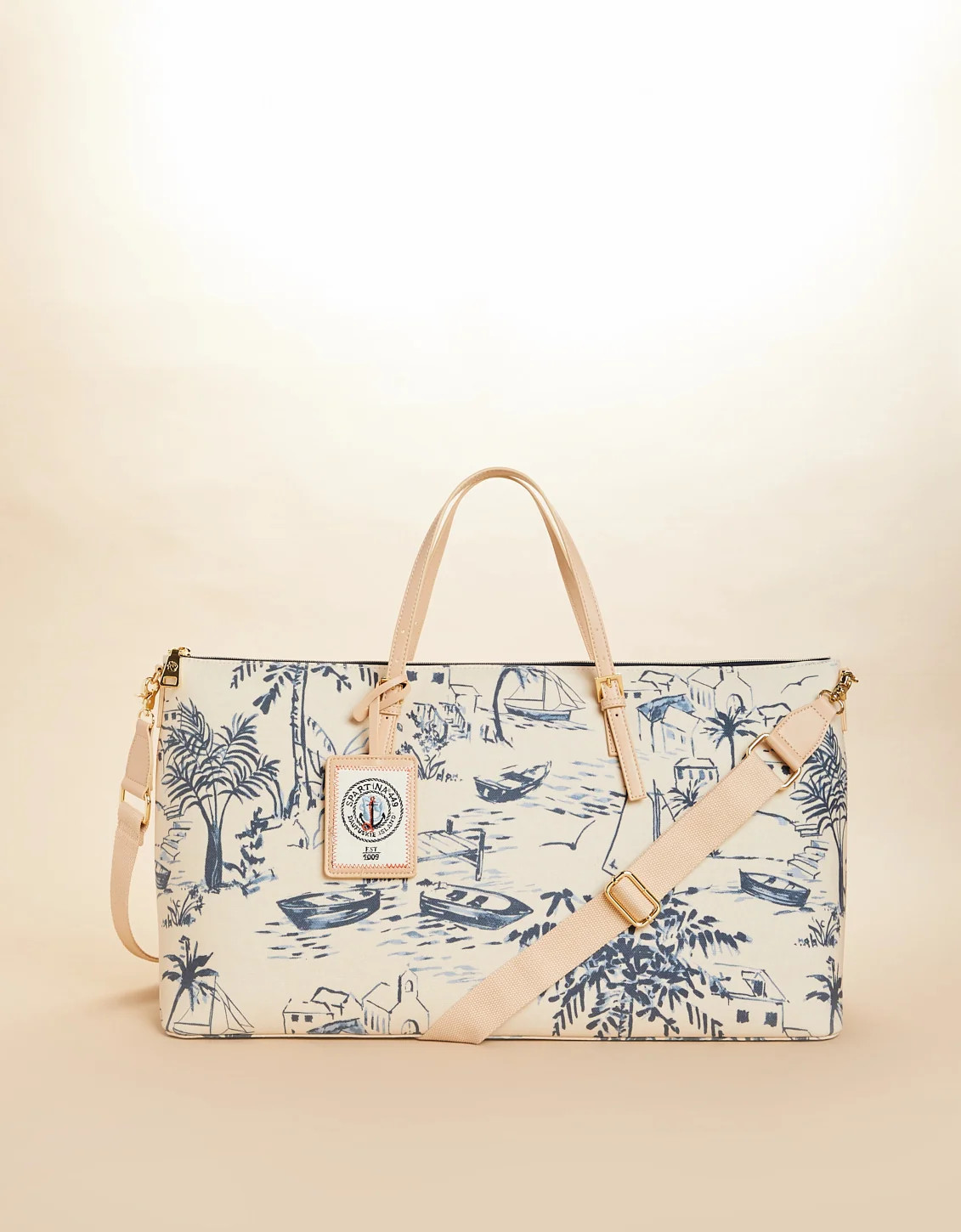 Voyager Duffle Daise Seascape | Spartina 449
