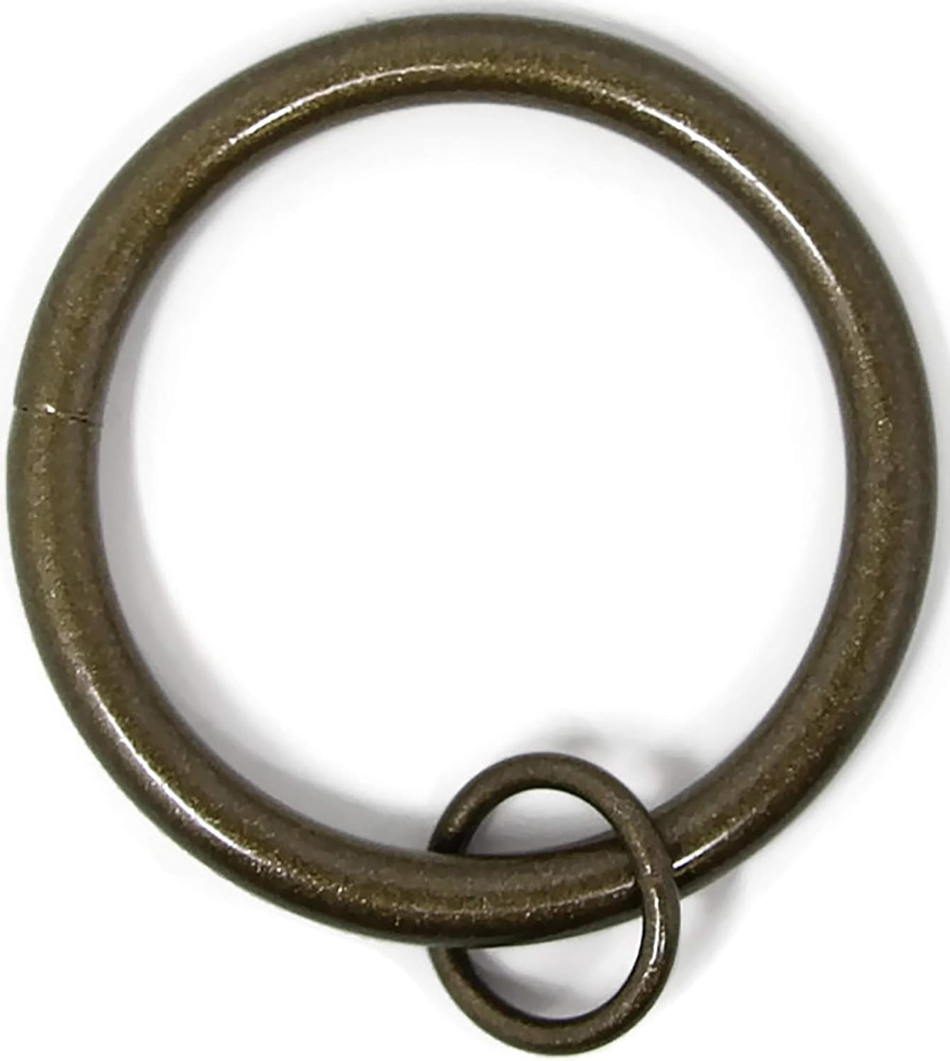 Urbanest Solid Metal Window Drapery Curtain Panel Ring with Eyelet, 1.5" Inner Diameter, Fits Up ... | Amazon (US)