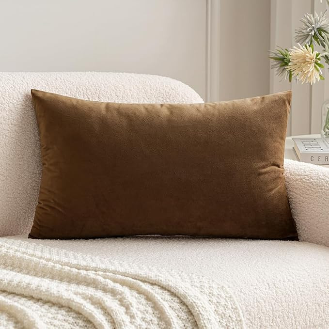 MIULEE 100% polyester Pillow Cover Soft Luxury Decorative Throw Pillow Cover Single Rectangle Cus... | Amazon (US)
