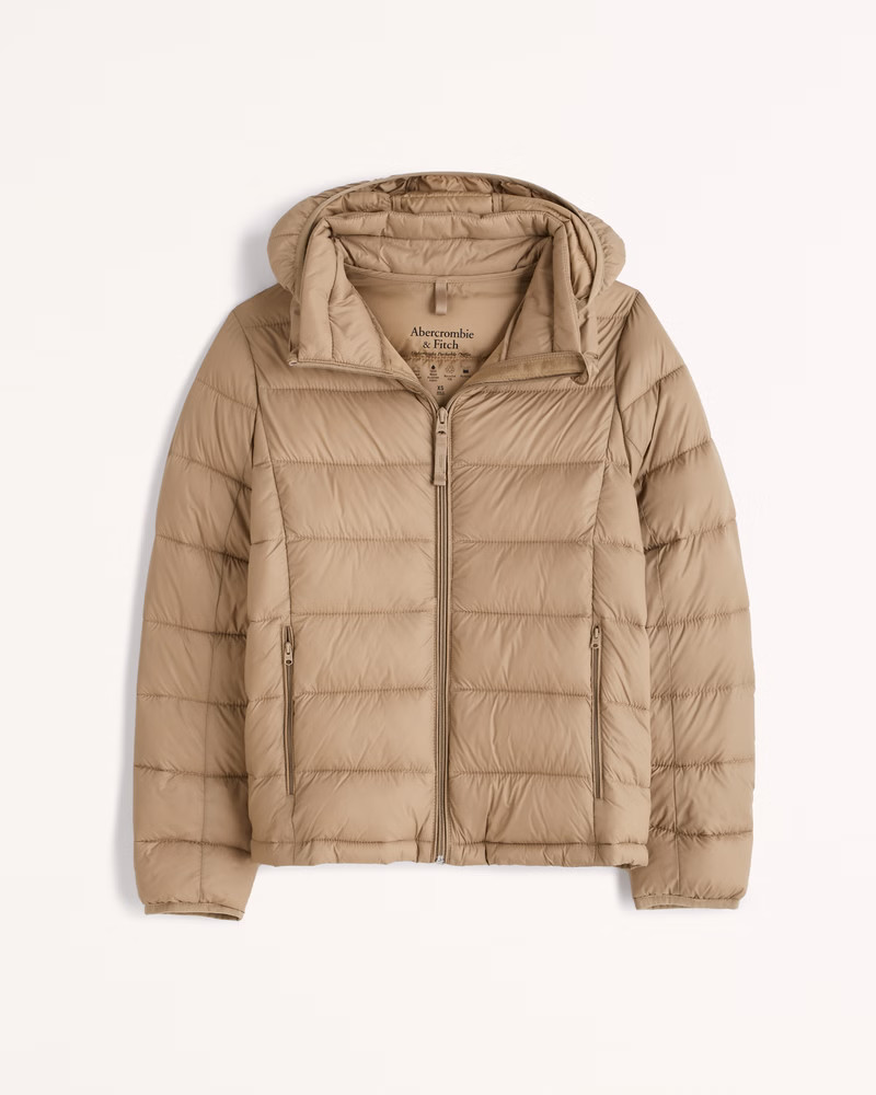 Women's Lightweight Packable Puffer | Women's Up To 50% Off Select Styles | Abercrombie.com | Abercrombie & Fitch (US)