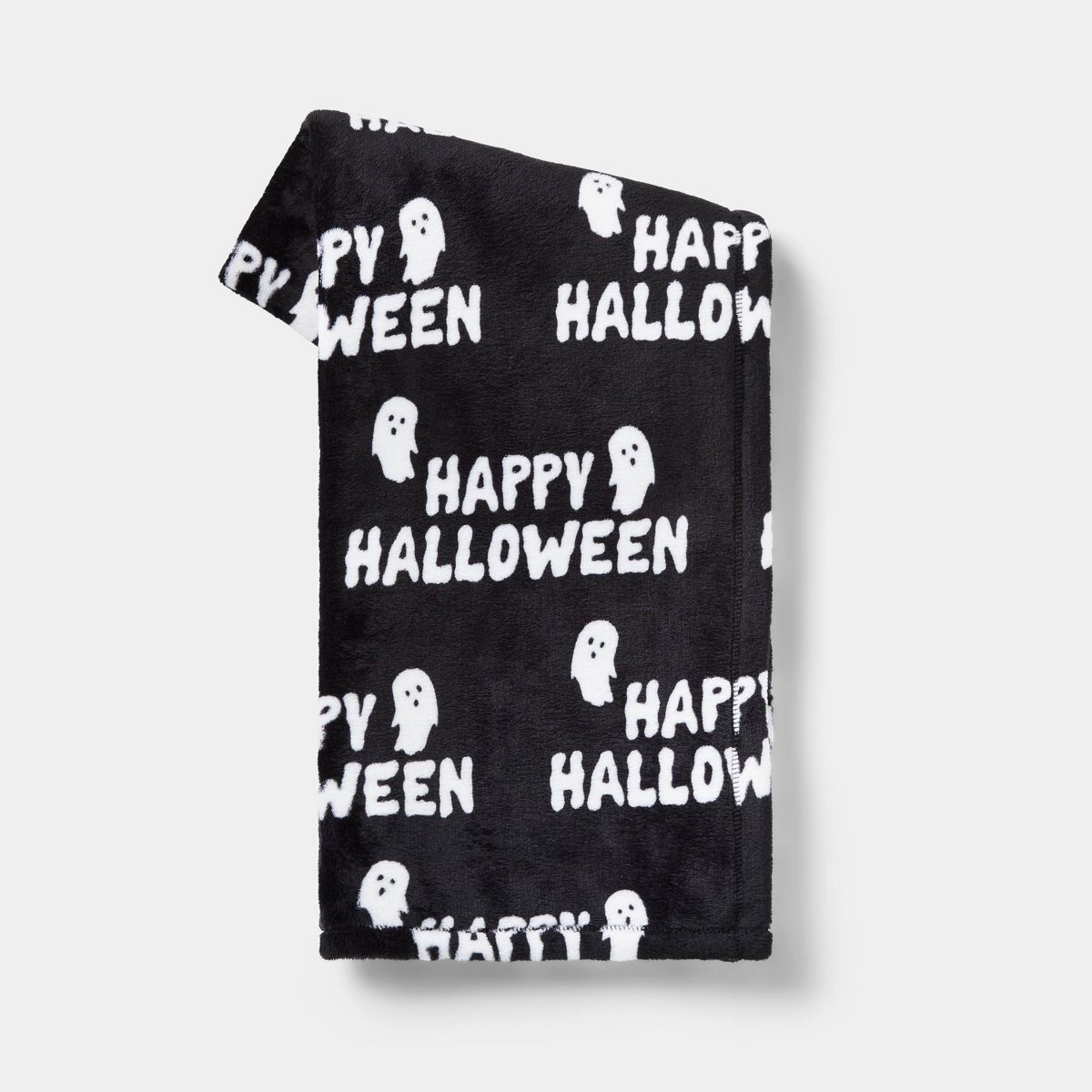 Happy Halloween Printed Plush Halloween Throw Blanket - Hyde & EEK! Boutique™ | Target