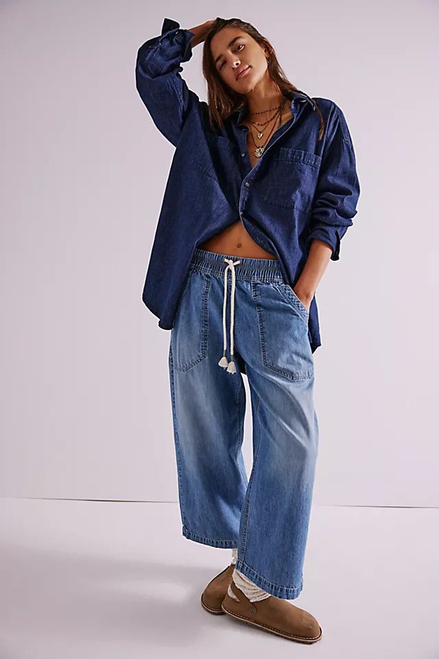 We The Free Easy Peasy Pull-On Jeans | Free People (Global - UK&FR Excluded)