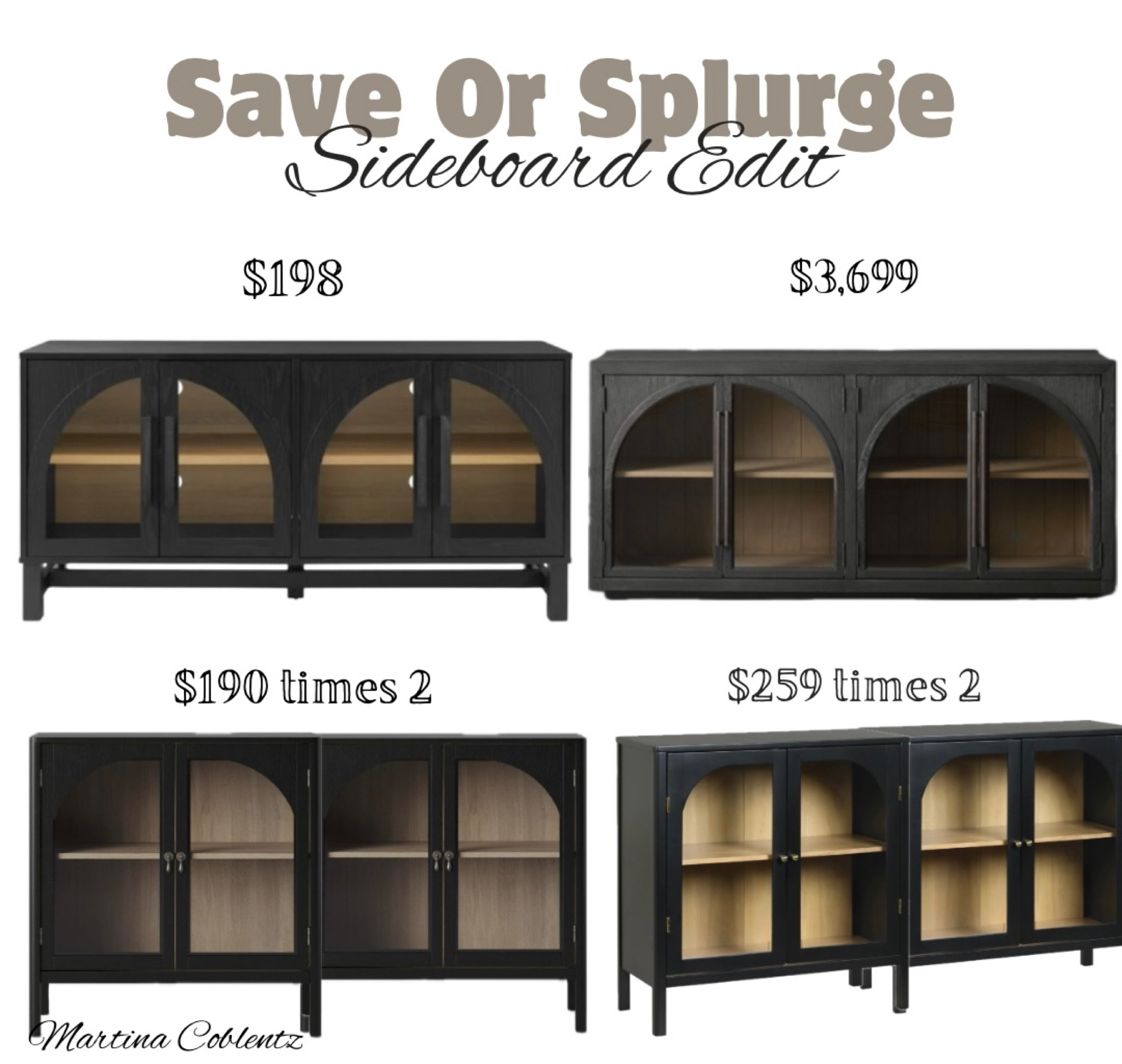 Arched sideboards.


•save or splurge •save •designer •dupe •sideboard •Walmart find •target find •home decor •kitchen •neutral •home decor •aesthetic 

#LTKhome #LTKMostLoved #LTKfamily