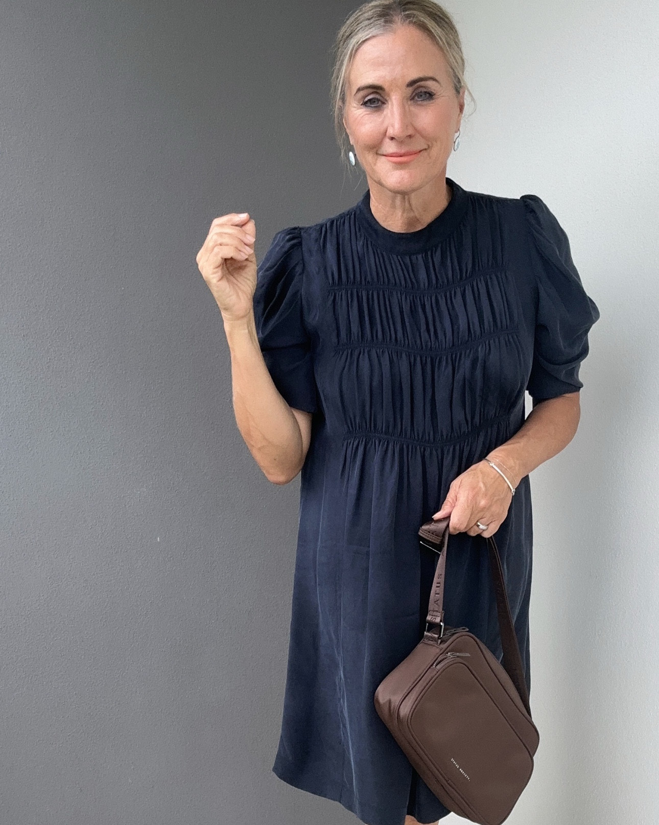 Favourite day dress (in navy of course).
Styled with chocolate brown sandals & bag.
Dress size M
Sandals 39

#LTKaustralia #LTKover50style #LTKsummer