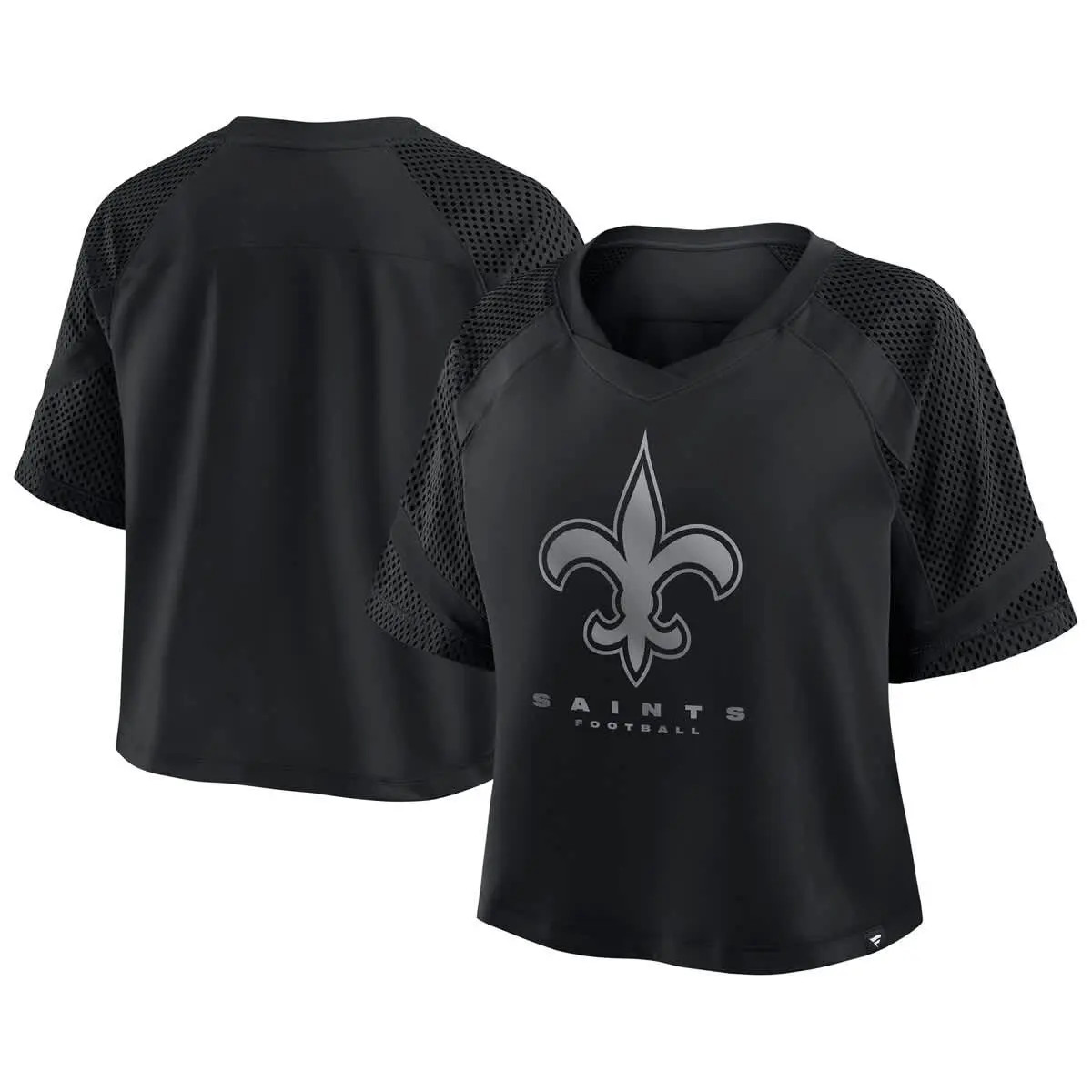 Women's Fanatics New Orleans Saints Oversized Raglan V-Neck Blackout Fashion Jersey (Women) | Nor... | Nordstrom