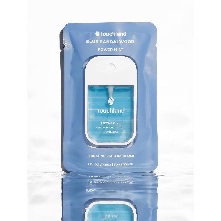 Touchland Power Mist Blue Sandalwood Hydrating Hand Sanitizer - 1 fl oz (500 Sprays) | Target