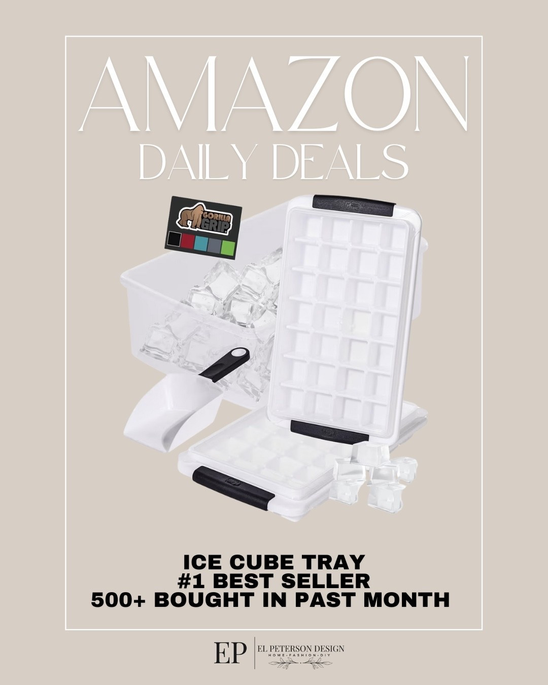 Amazon Daily Deals
Ice cube tray 

#LTKHome #LTKSaleAlert #LTKFindsUnder50