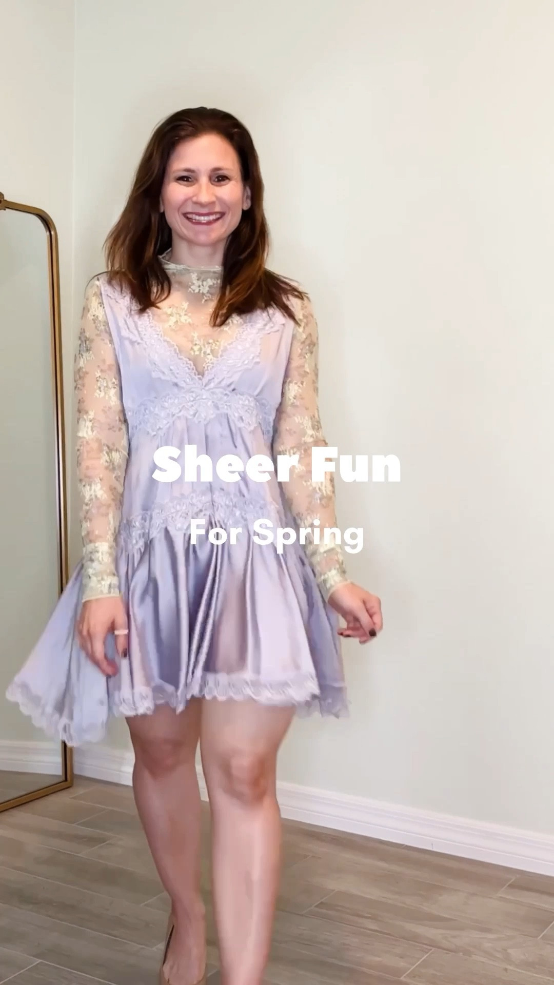 Fun with sheer lace tops. There's a bunch on Amazon but my Free People ones are more durable. 

#LTKPetite #LTKStyleTip #LTKWatchNow