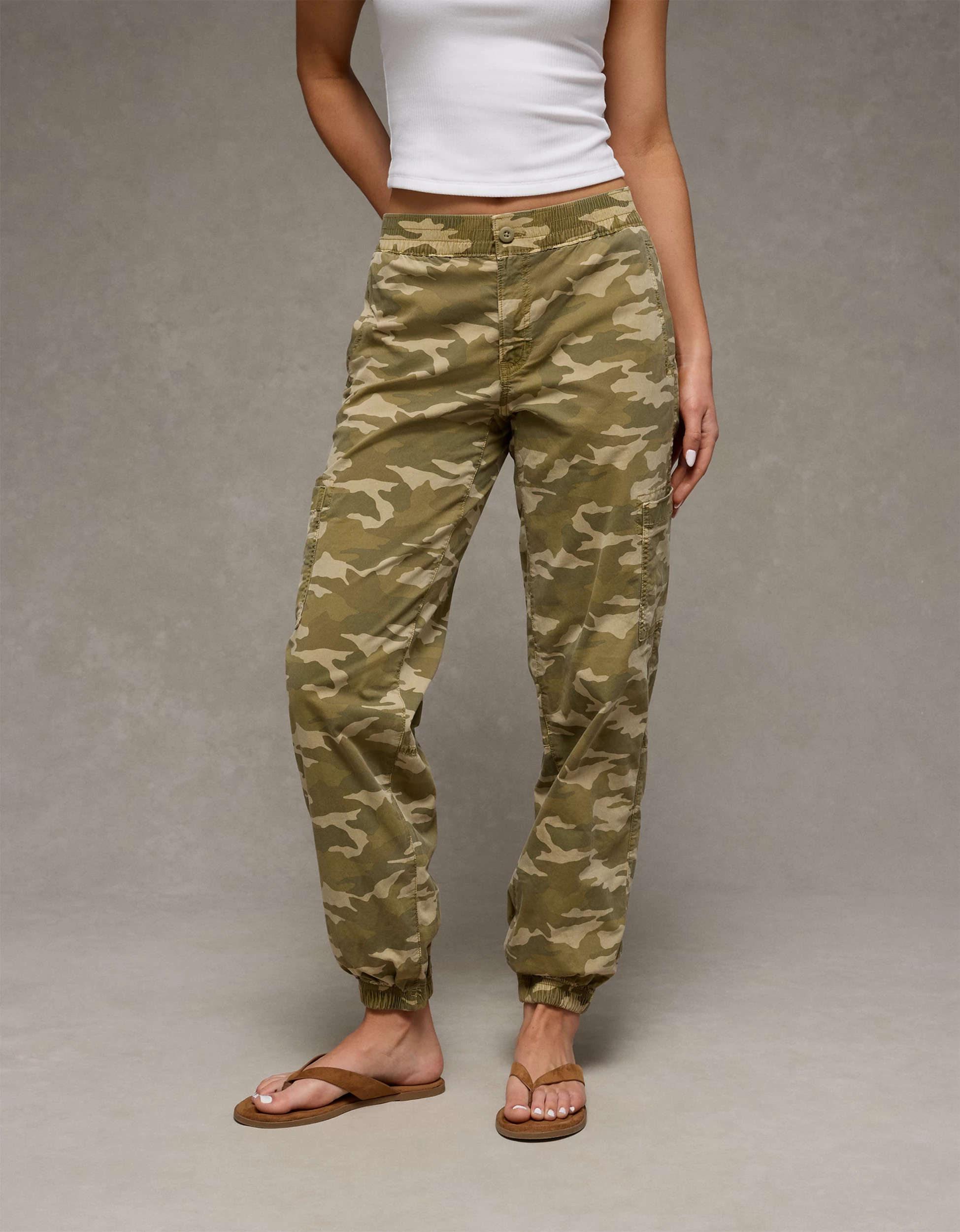 AE Stretch High-Waisted Baggy Jogger | American Eagle Outfitters (US & CA)