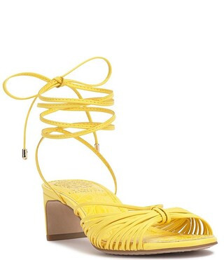 Lory Lace Up Ankle Wrap Kitten Heel Sandals | Dillard's