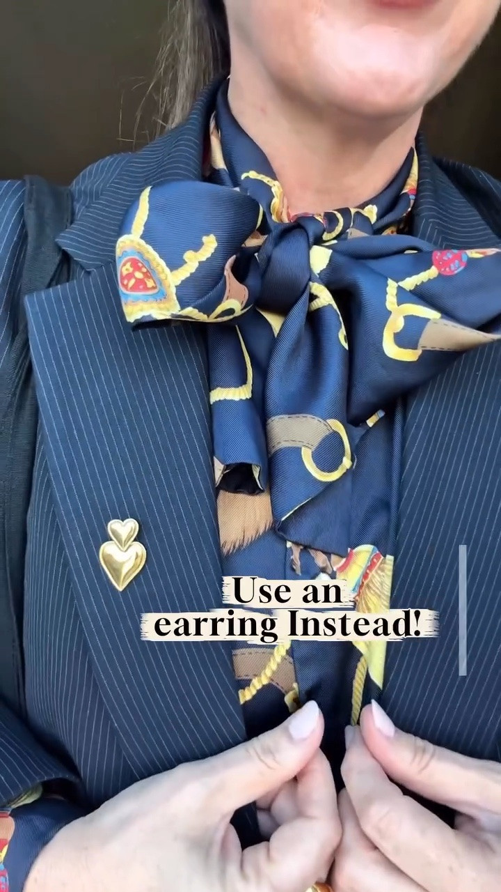 The easiest style hack ever!! 

Trends come and go but earrings we’ll always have. This is one of the easiest ways to add a little ‘something something’ to your look! 

Which earrings will you use? 

Outfit hacks. Style trends. Personal stylist. Corporate flight attendant. Life on the road. Quick style hacks. Stylish women. Quick fix. Cute outfits. Pussy bow. Helpful hints. Style tips. Style hack. Watch this. 

#LTKOver40 #LTKTravel #LTKgrwm