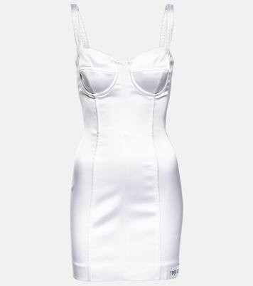 x Kim satin minidress | Mytheresa (UK)