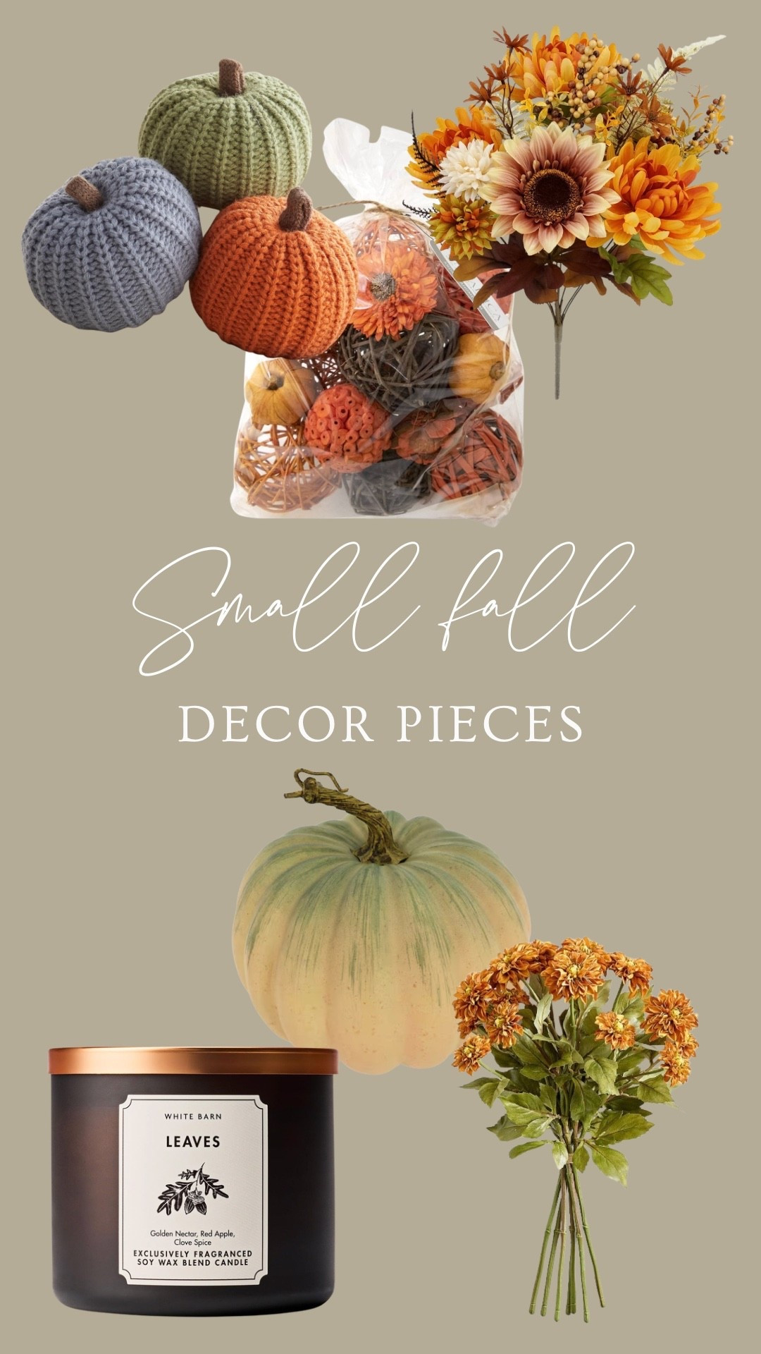 If you have a small space that needs a seasonal touch, these little decor finds are perfect to cozy up your home for fall!🍁

#LTKHome #LTKSeasonal