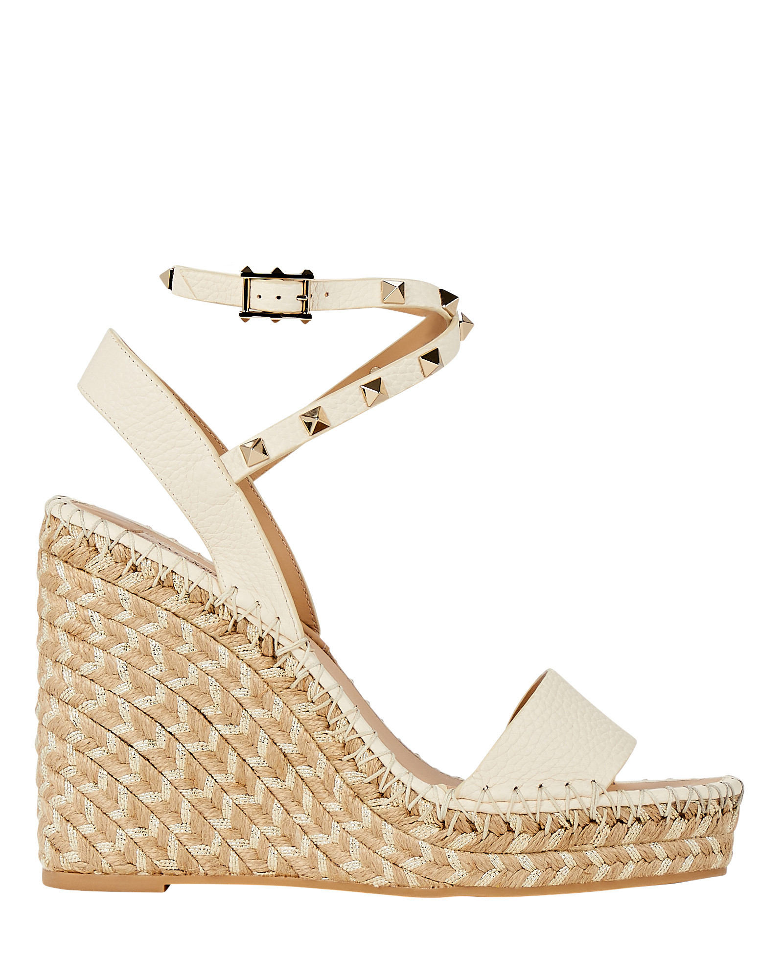 Rockstud Espadrille Wedge Sandals | INTERMIX
