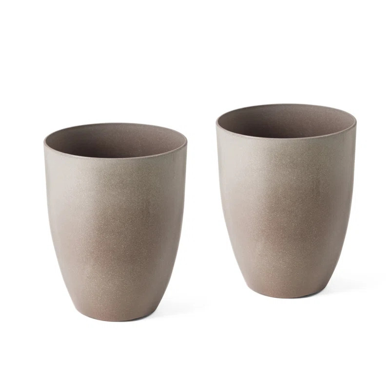 Wade Logan® Oversized Eco-Friendly 2-Piece Pot Planter Set & Reviews | Wayfair | Wayfair North America