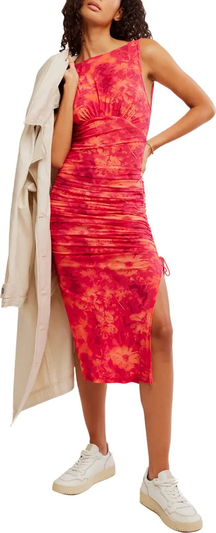 Free People Take Me Away Mesh Midi Dress | Nordstrom | Nordstrom