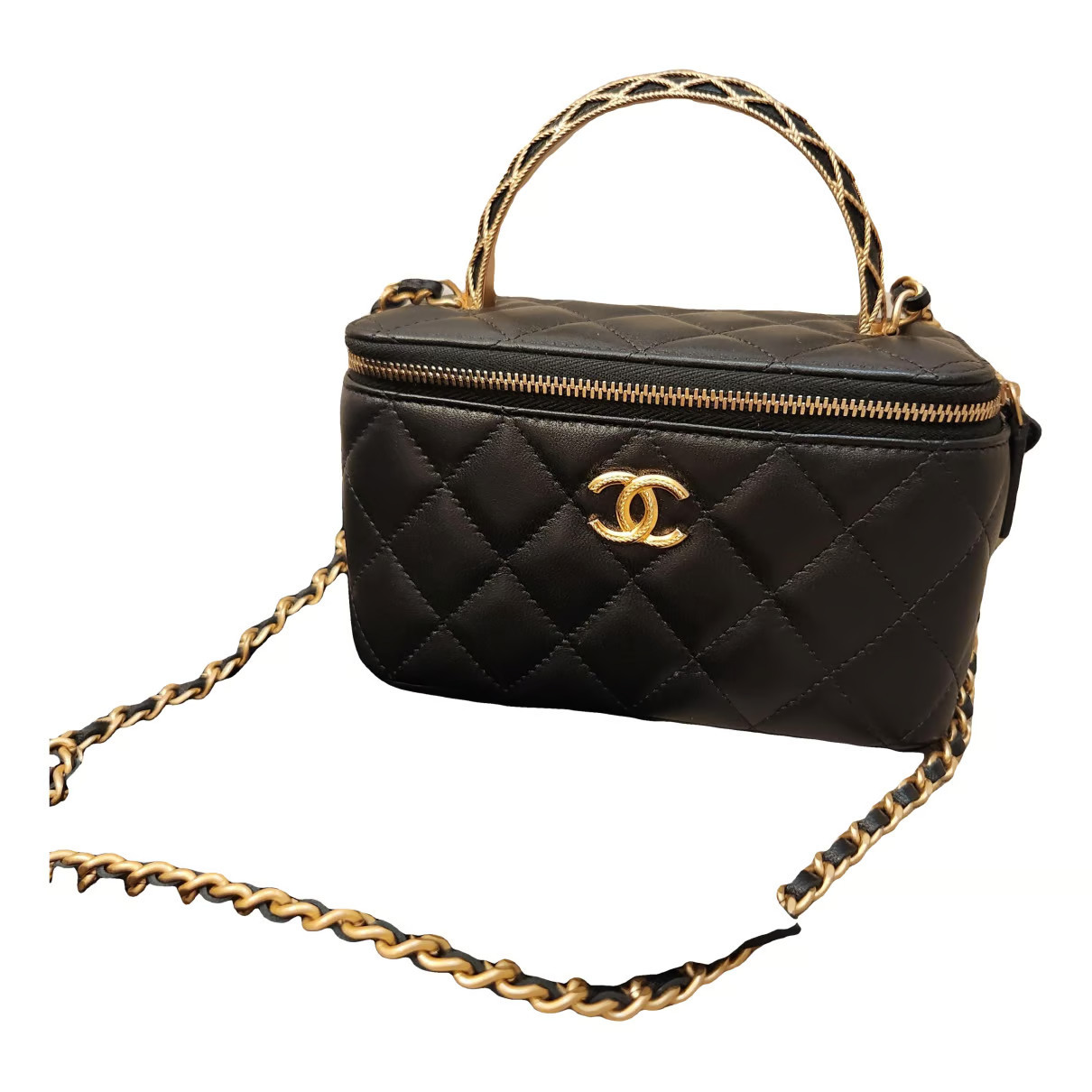 Chanel Vanity leather handbag | Vestiaire Collective (Global)