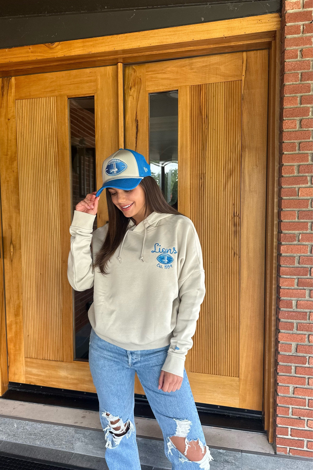 More Detroit lions game day inspo! So great for a chilly night at the stadium! 

#LTKStyleTip #LTKSeasonal