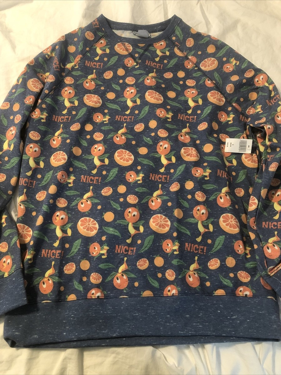 Disney Parks Orange Bird Nice Sweatshirt Adult Mediun Orange Slices 🍊 | eBay US
