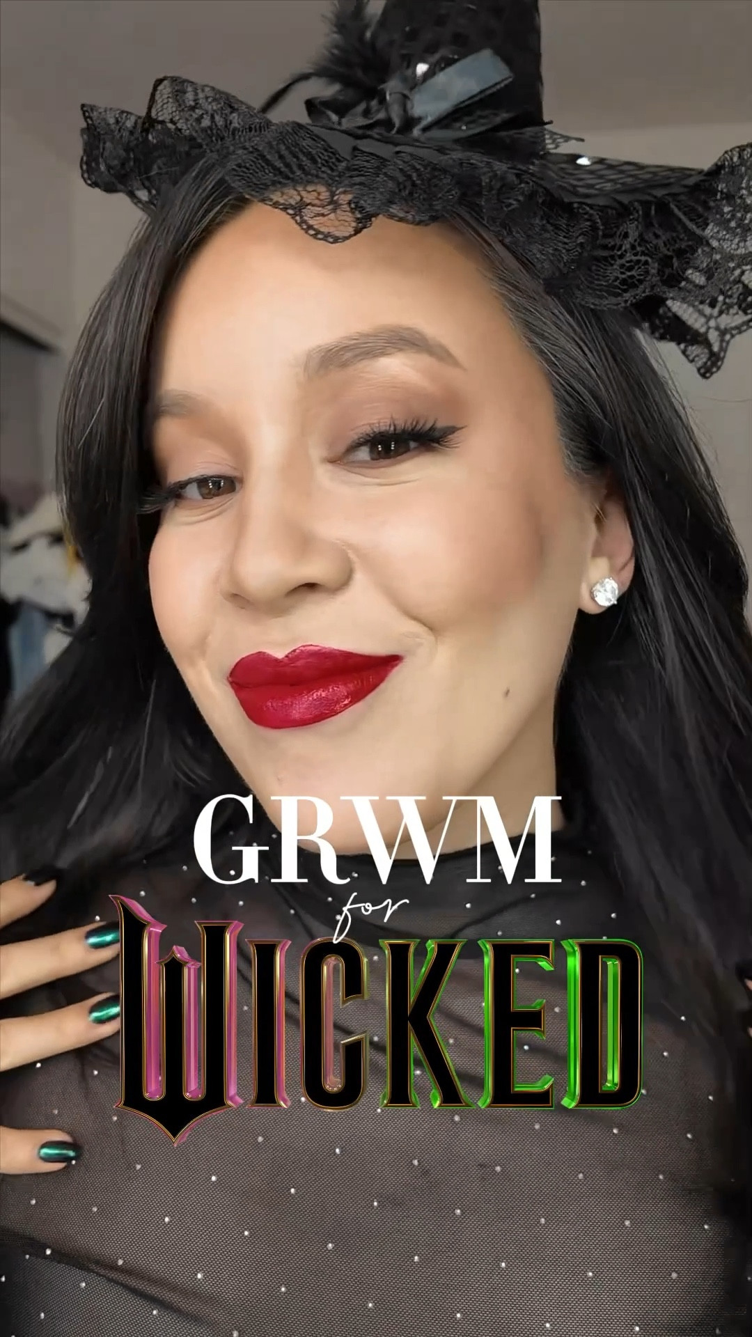 GRWM for a Wicked movie tea party! 🧹💚✨
 I wasn’t about to show up full Elphaba-coded (no green paint today, sorry), so I went with cool-toned glam to match my black dress and my dramatic little witch-hat fascinator. She’s serving glam witch.

My full outfit is linked in the earlier video, but here’s everything I used for the makeup look:
 ✨ ColourPop Pretty Fresh Foundation – 25W ✨ IT Cosmetics Concealer – 11 ✨ Fenty Matchstix (Amber + Mocha) ✨ Makeup by Mario Contour Brush ✨ P.Louise Liquid Blush – Tutti Frutti ✨ Benefit Hoola + Hoola Brush ✨ Benefit Dandelion Blush ✨ Patrick Ta Major Dimension III Palette ✨ Smith Eye Brushes ✨ Urban Decay Inks Liner – Zero ✨ Judydoll Mascara (TRULY transfer-proof) ✨ Urban Decay Big Bush Brow Gel ✨ House of Lashes – Demi Iconic + HOL Glue ✨ Urban Decay Lip Bond – Unbreakable ✨ Benefit Dandelion Twinkle Highlight ✨ Urban Decay All Nighter (the og before the formula change, so technically it’s the Skindinavia setting spray if you want to buy it now — they’re the same og formula) ✨ Rechargeable fan to dry my setting spray faster

Feeling Wicked, but like… pretty. 💋🖤

#LTKgrwm #LTKBeauty