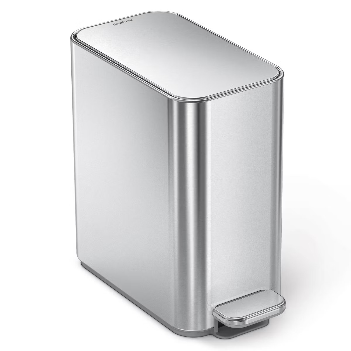 simplehuman 5L Slim Stainless Steel Step Trash Can | Target