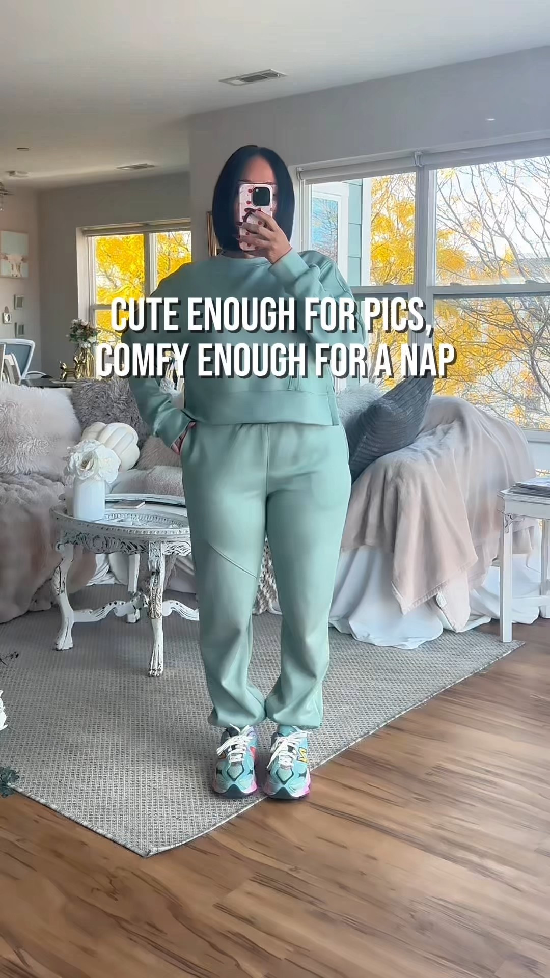 Casual matching set outfit for daily life ✨ Comes in multiple colors, has a bit of stretch and fits true to size 

matching set 
casual outfits 
casual style 
sporty chic 
Athleisure 

#LTKFindsUnder50 #LTKOver40 #LTKStyleTip