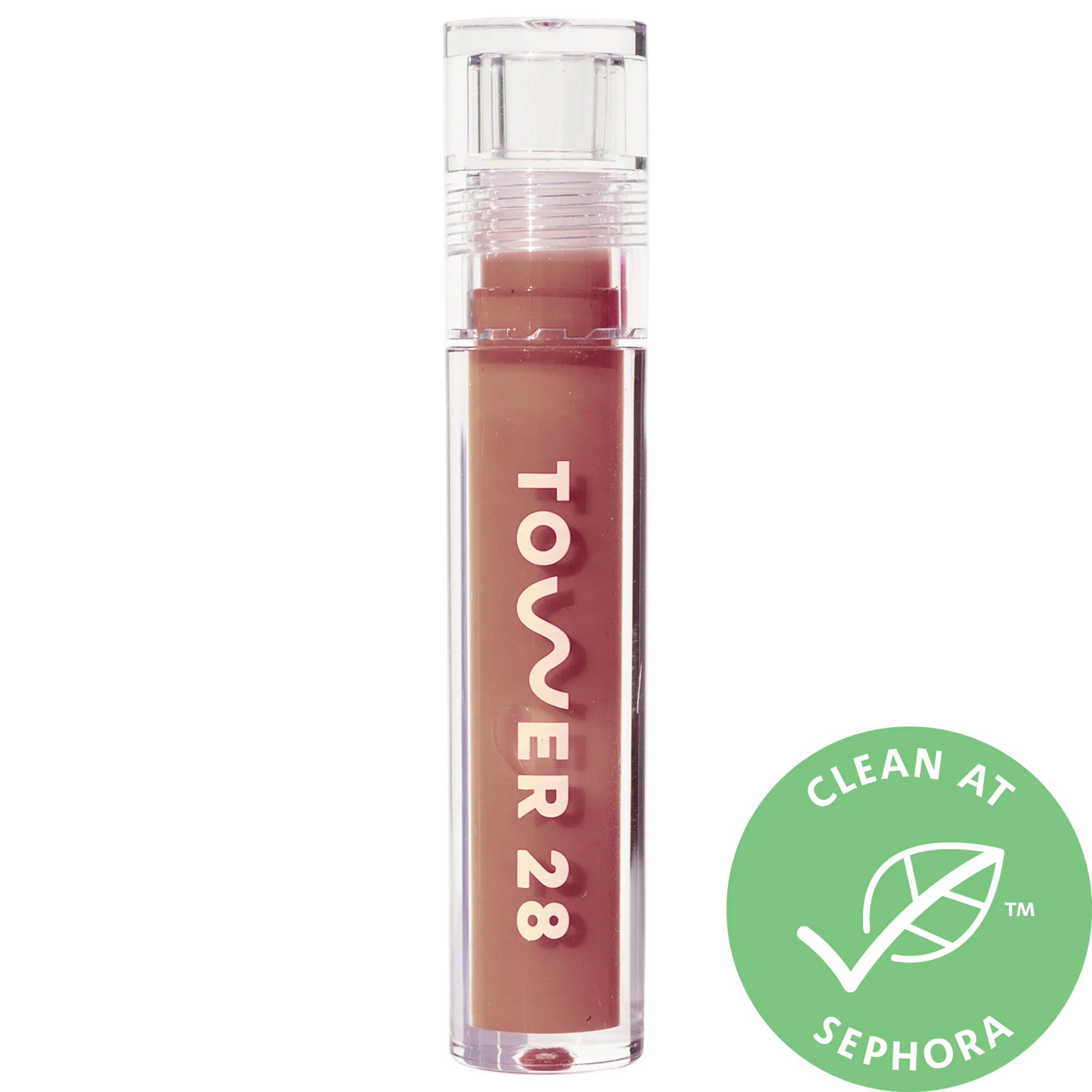 Tower 28 Beauty ShineOn Lip Jelly Non-Sticky Gloss Cashew 0.13 oz/ 3.9 mL | Sephora (US)