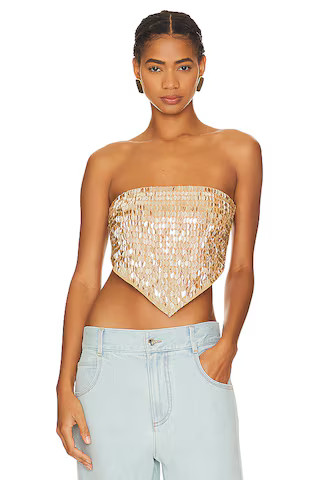 Camila Coelho Mirabel Top in Clear from Revolve.com | Revolve Clothing (Global)