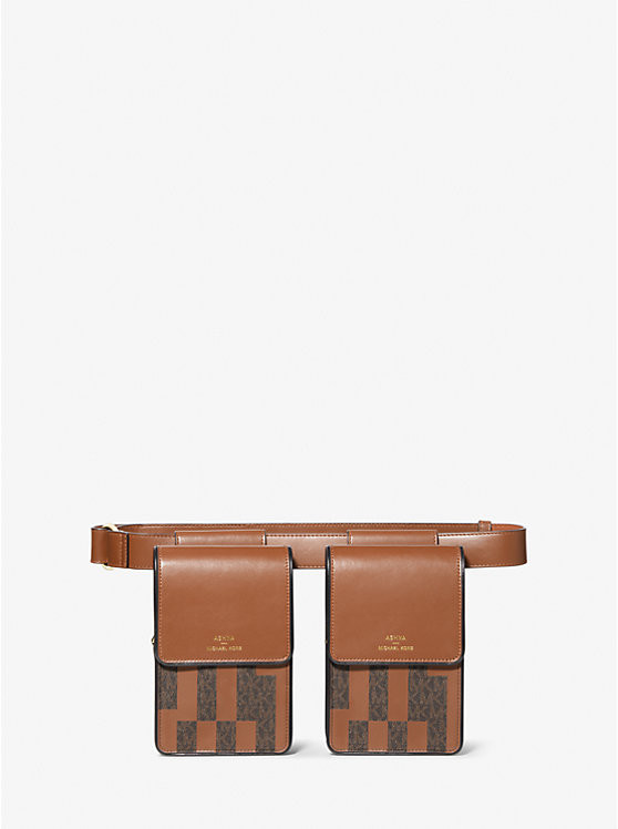 ASHYA X MICHAEL KORS Saga Signature And Leather Multi Bag | Michael Kors | Michael Kors US